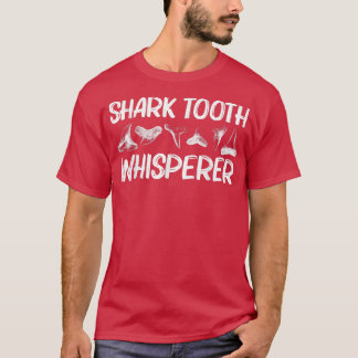 Funny Shark Zähne Design für Männer Frauen Tierfut T-Shirt