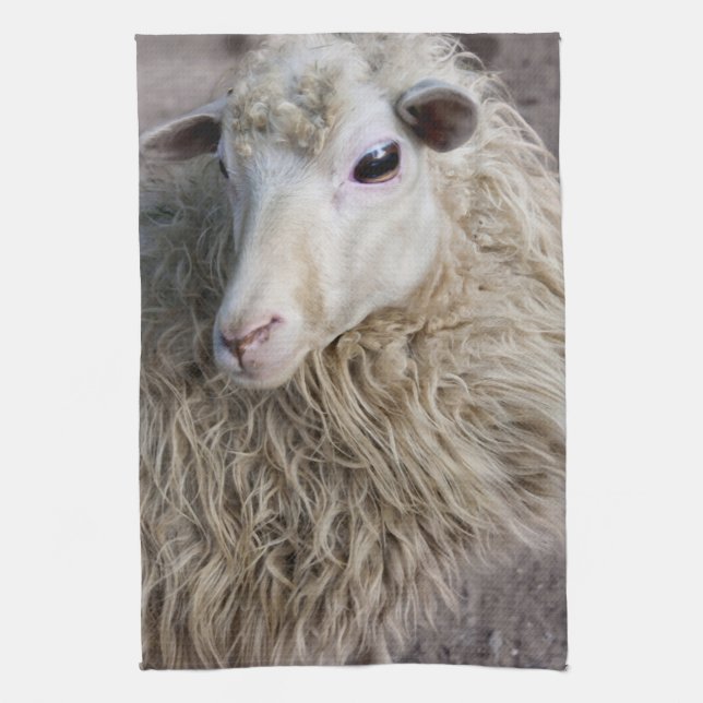 Funny Sheep Handtuch (Vertikal)
