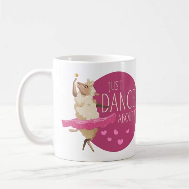 Funny Sheep Message - Dance about It 1 Kaffeetasse (Links)