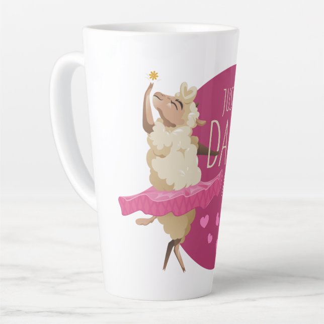 Funny Sheep Message - Just Dance About It 1 Milchtasse (Linke Ecke)