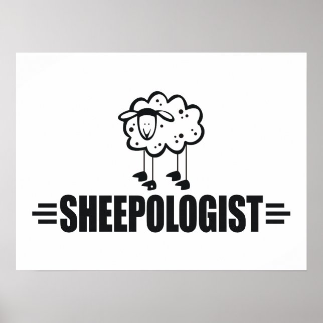 Funny Sheep Poster (Vorne)