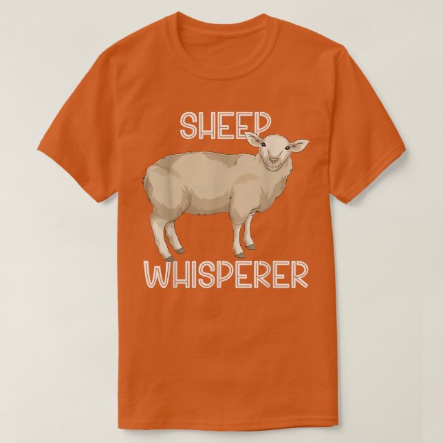 Funny Sheep Whisperer Farm Animal Bauer Farm S T-Shirt (Design vorne)