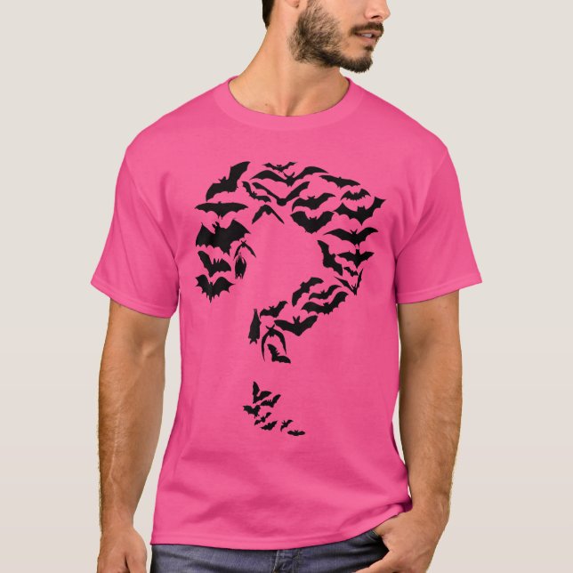 Funny Sheldon Nerdy Bats Question Mark Comic Hero  T-Shirt (Vorderseite)