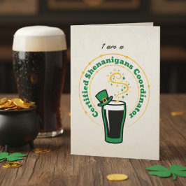 Funny Shenanigans Drinking Card – Party Karte