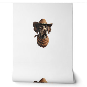 Funny Sheriff Hundeshirt German Pointer Dog Mama w Tapete