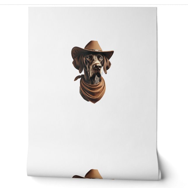 Funny Sheriff Hundeshirt German Pointer Dog Mama w Tapete (Abrollen)