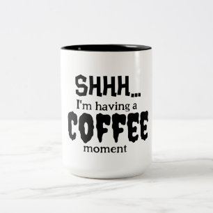 Funny Shh...ich habe ein Kaffeemaschinenangebot Zweifarbige Tasse