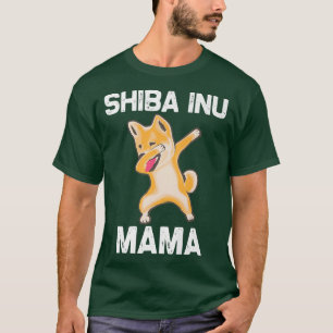 Funny Shiba Inu für Frauen Mama Dabbing Japanisch  T-Shirt