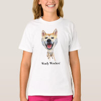Funny Shiba Inu Girl's T - Shirt