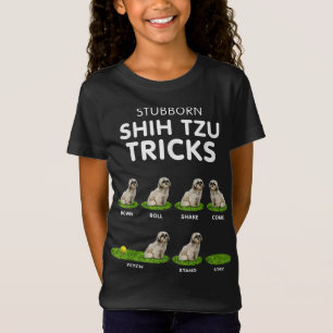 Funny Shih Tzu Trick für Männer, Frauen & Kinder H T-Shirt