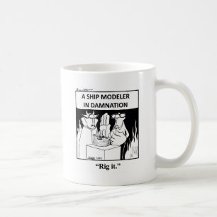 Funny Ship Model Cartoon Tasse! Kaffeetasse