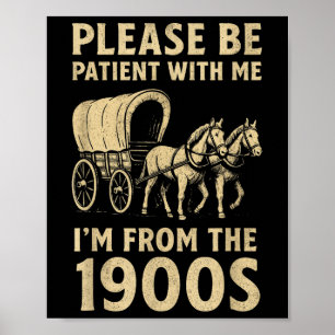 Funny Shirt für Vater Männer Frauen aus dem 19. Ja Poster