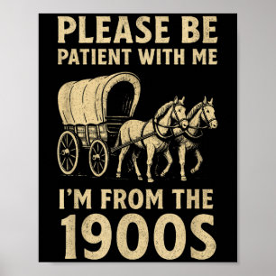 Funny Shirt für Vater Männer Frauen aus dem 19. Ja Poster