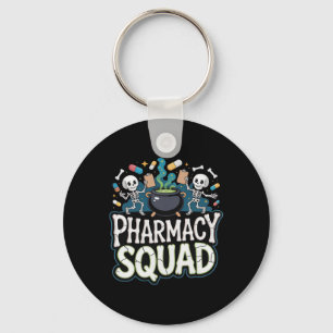 Funny Shirt Pills Pharmacy Pharmacist Squad Hallow Schlüsselanhänger