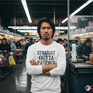 Funny Shirts, Straight Outta Patientin T-Shirt