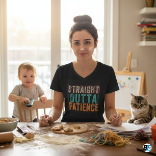 Funny Shirts, Straight Outta Patientin T-Shirt