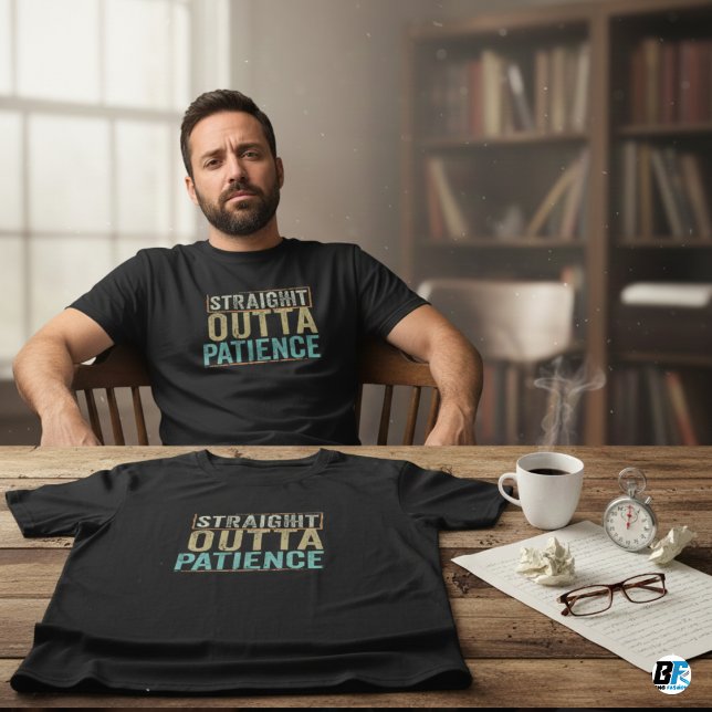 Funny Shirts, Straight Outta Patientin T-Shirt (Von Creator hochgeladen)