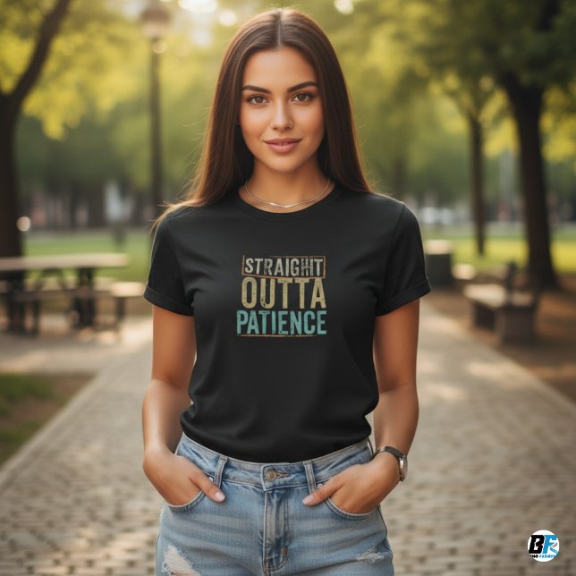 Funny Shirts, Straight Outta Patientin T-Shirt (Von Creator hochgeladen)