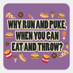 Funny Shooting Put, Discus Thrower Stickers Gesche