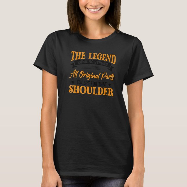 Funny Shoulder Replacement Recovery Premium T-Shirt (Vorderseite)