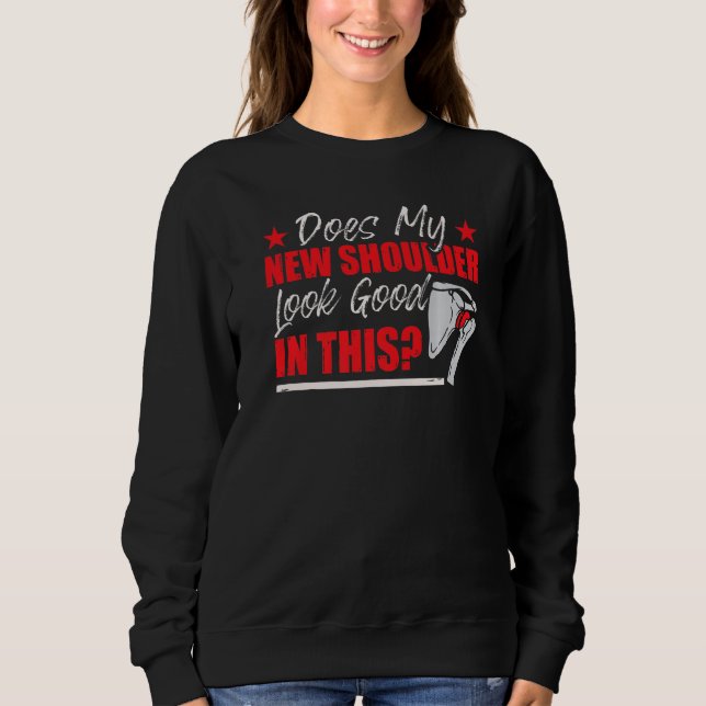 Funny Shoulder Surgery Humor Premium Sweatshirt (Vorderseite)