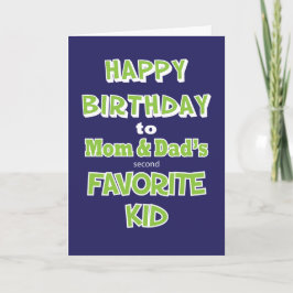 Funny Sibling Geburtstags Grußkarte Karte