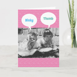 Funny Sibling Rivalry - Alte Ist zum Kotzen Geburt Karte