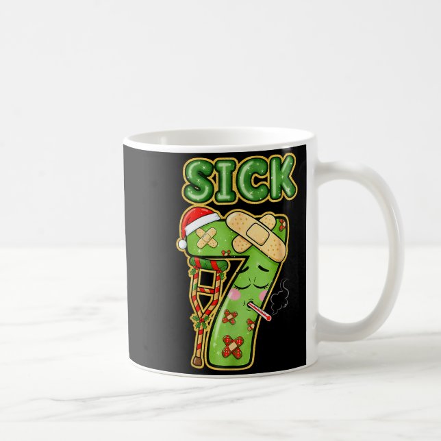 Funny Sick Seven Meme 67 Six Seven Santa Hat Chris Kaffeetasse (Rechts)