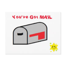 Funny - Sie haben MAIL Got - Postkarte