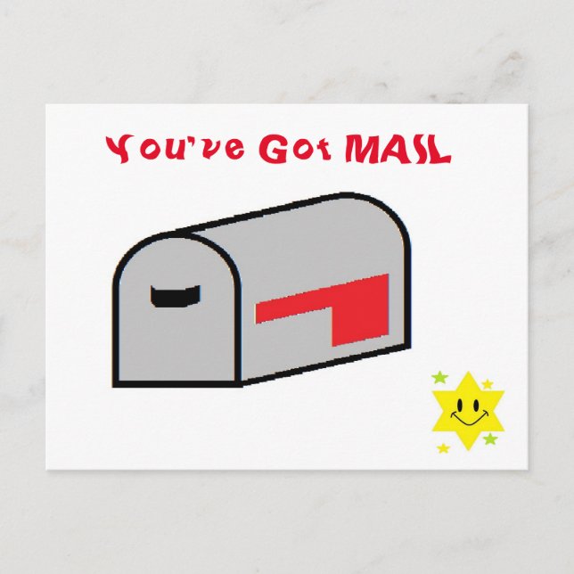 Funny - Sie haben MAIL Got - Postkarte (Vorderseite)