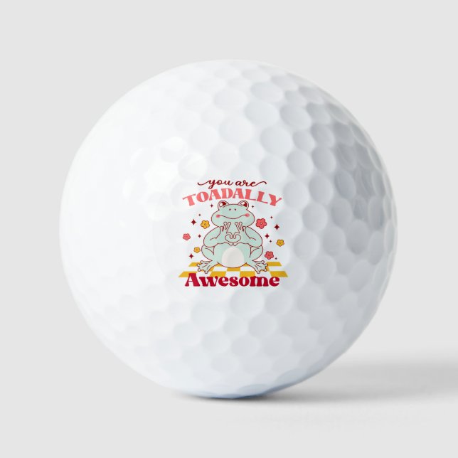 Funny Sie sind Phantastisch Puff Golfball (Vorderseite)