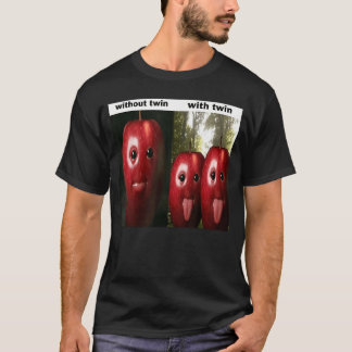 Funny Silly AI Apple gen z Meme BrainRot Humorwins T-Shirt