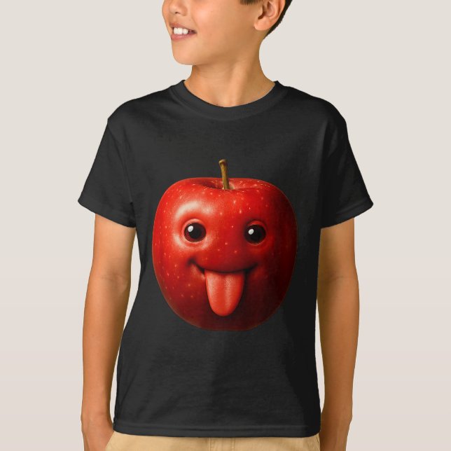 Funny Silly Gen Z Meme Brainrot Humor Tongue Out  T-Shirt (Vorderseite)