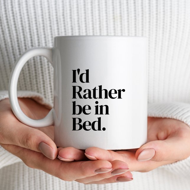 Funny Simple Black and White Typografy Kaffeetasse (Von Creator hochgeladen)