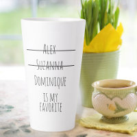 Funny Simple Favorite Child Names Mother's Day Mam