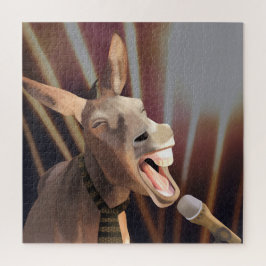 Funny Singing Donkey Farm Animal