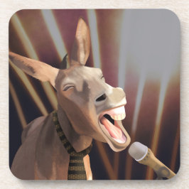 Funny Singing Donkey Farm Animal Getränkeuntersetzer
