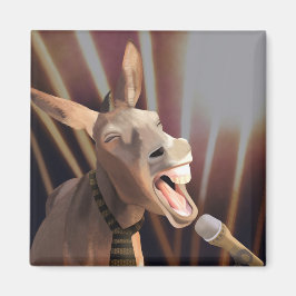 Funny Singing Donkey Farm Animal Magnet