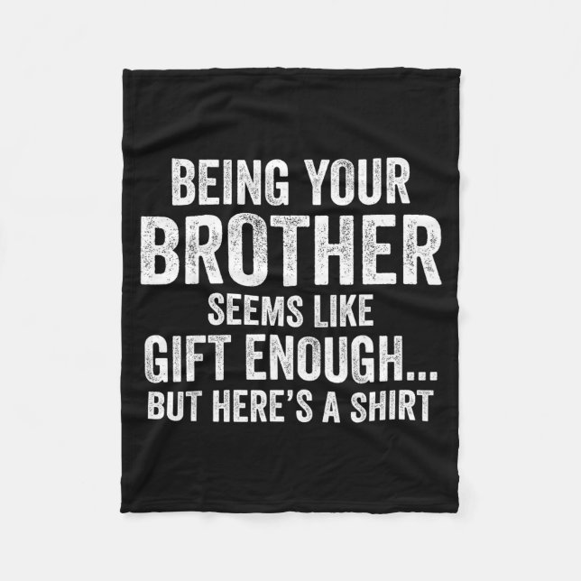 Funny Sister Sarcastic Sibling Humor Quote From Br Fleecedecke (Vorderseite)