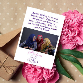 Funny Sisters Foto Grußkarte für Schwestern Einladung