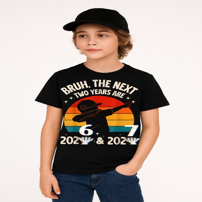 Funny Six Seven “67” NYE Kids New Year 2026-2027  T-Shirt (Funny 67 NYE kids, 6-7 meme tee, New Year 2027 shirt, kids NYE, 67 meme, 2026-7 tee, funny kids tee)