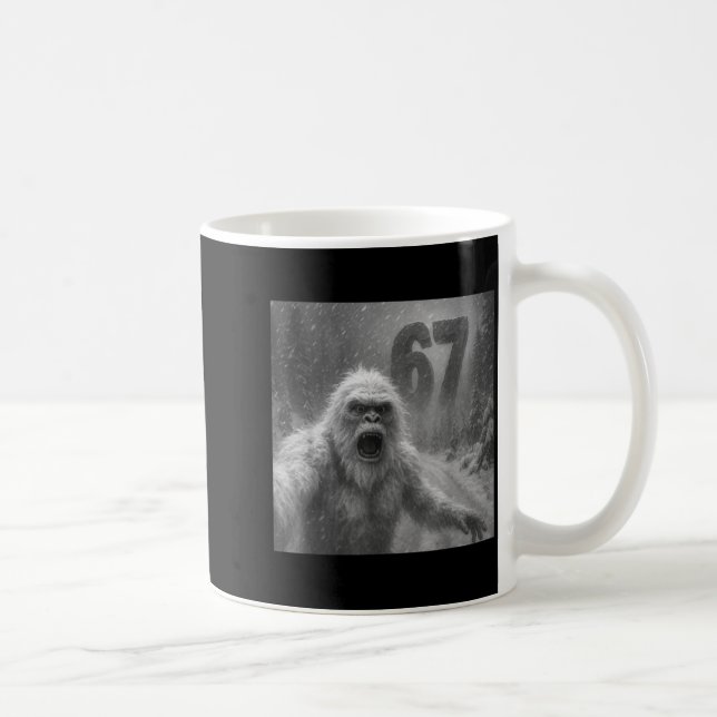 Funny Six Seven 6 7 Meme Gen Z Alpha Slang Yeti Se Kaffeetasse (Rechts)