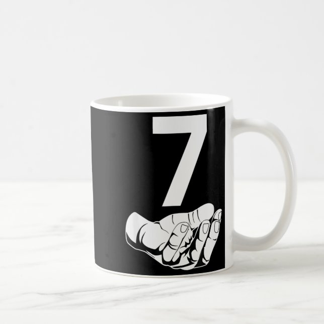 Funny Six Seven Gen Alpha Slang Meme 6 7 Matching  Kaffeetasse (Rechts)