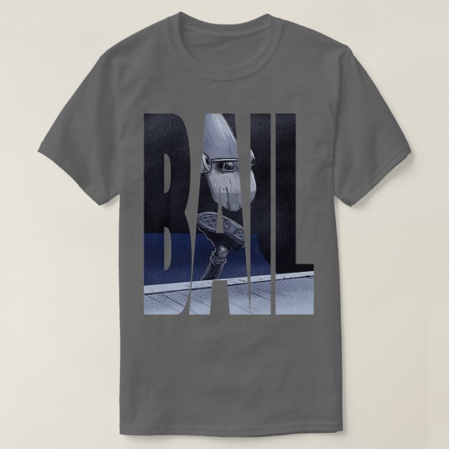Funny Skateboard - Bail HC T-Shirt (Design vorne)