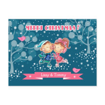 Funny Skaten Kids Weihnachten