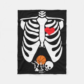 Funny Skeleton  Fleecedecke