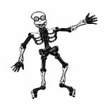 Funny Skeleton Fotoskulptur Schlüsselanhänger<br><div class="desc">Diese Schlüsselketten-Fotoskulptur ist ein lustiges Skelett,  entworfen von deluxephotos</div>