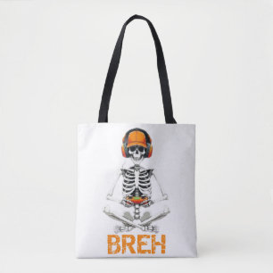 Funny Skeleton Gamer BRUH Halloween Game Tasche