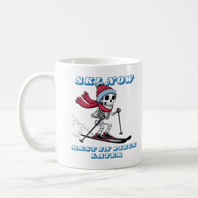 Funny Skeleton Kaffeetasse (Links)
