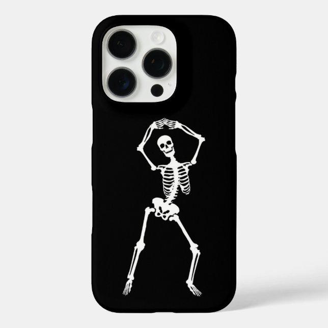Funny Skeleton Phone Case - Quirky & Protected (Rückseite)
